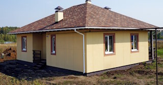 Одноэтажный дом из панелей под ключ в Шебекино - Строй-Шбк от 133081 рублей