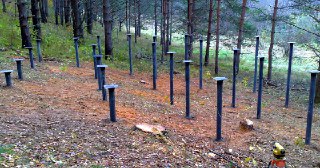 Свайный фундамент Шебекино. Заказать под ключ цена от 2048 руб